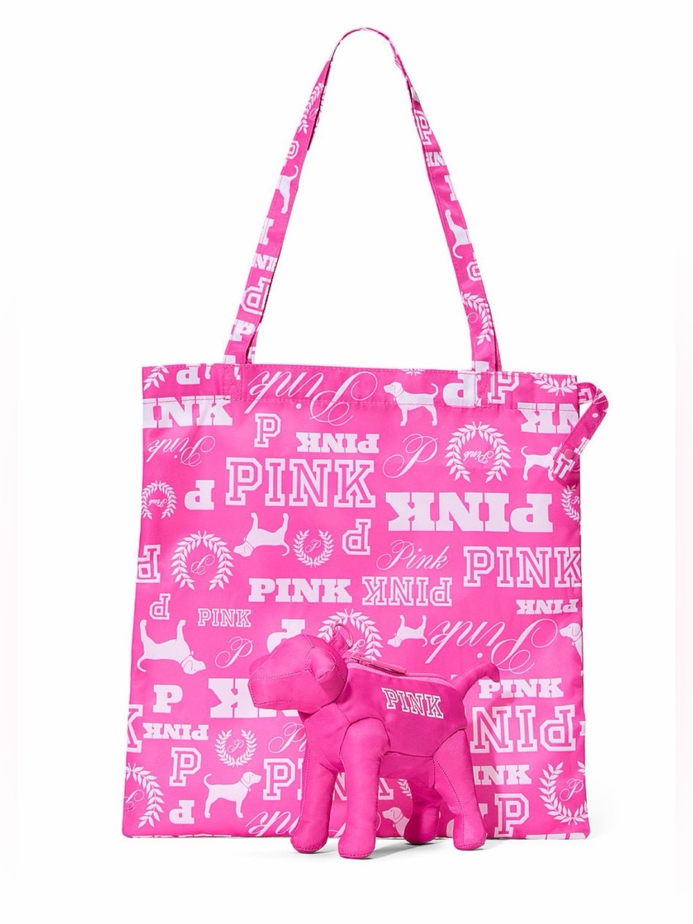 PINK Victoria's Secret Packable Tote check Bag